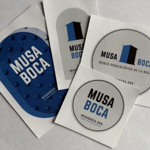 PACK 4 STICKERS  MusA Boca