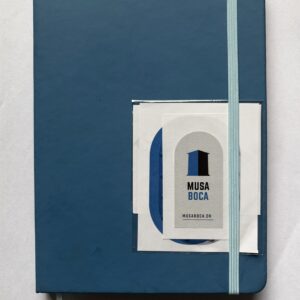 LIBRETA Y PACK 4 STICKERS  MusA Boca